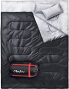 Sleeping Bag, Ohuhu Double Adult Sleeping Bag