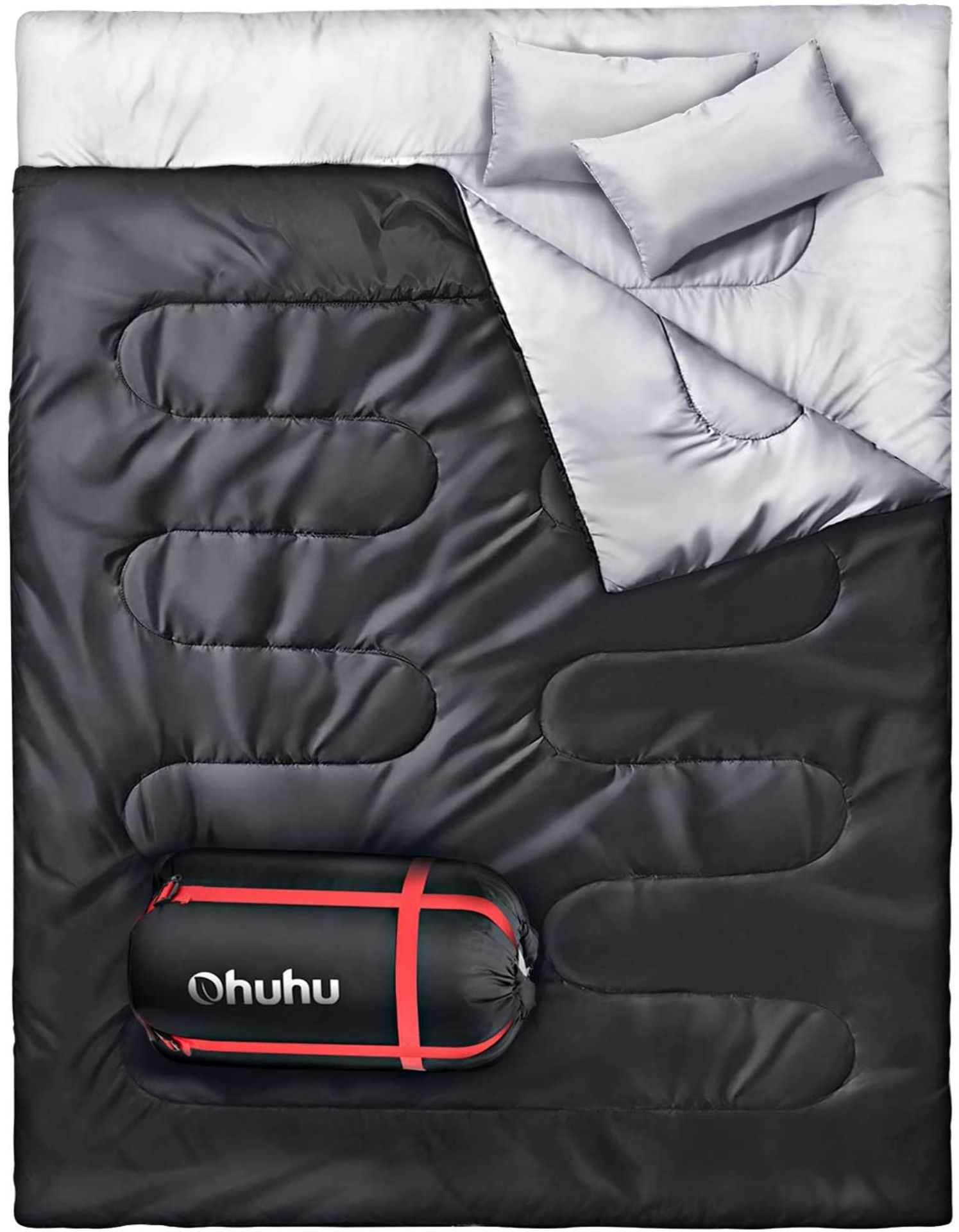 Sleeping Bag, Ohuhu Double Adult Sleeping Bag