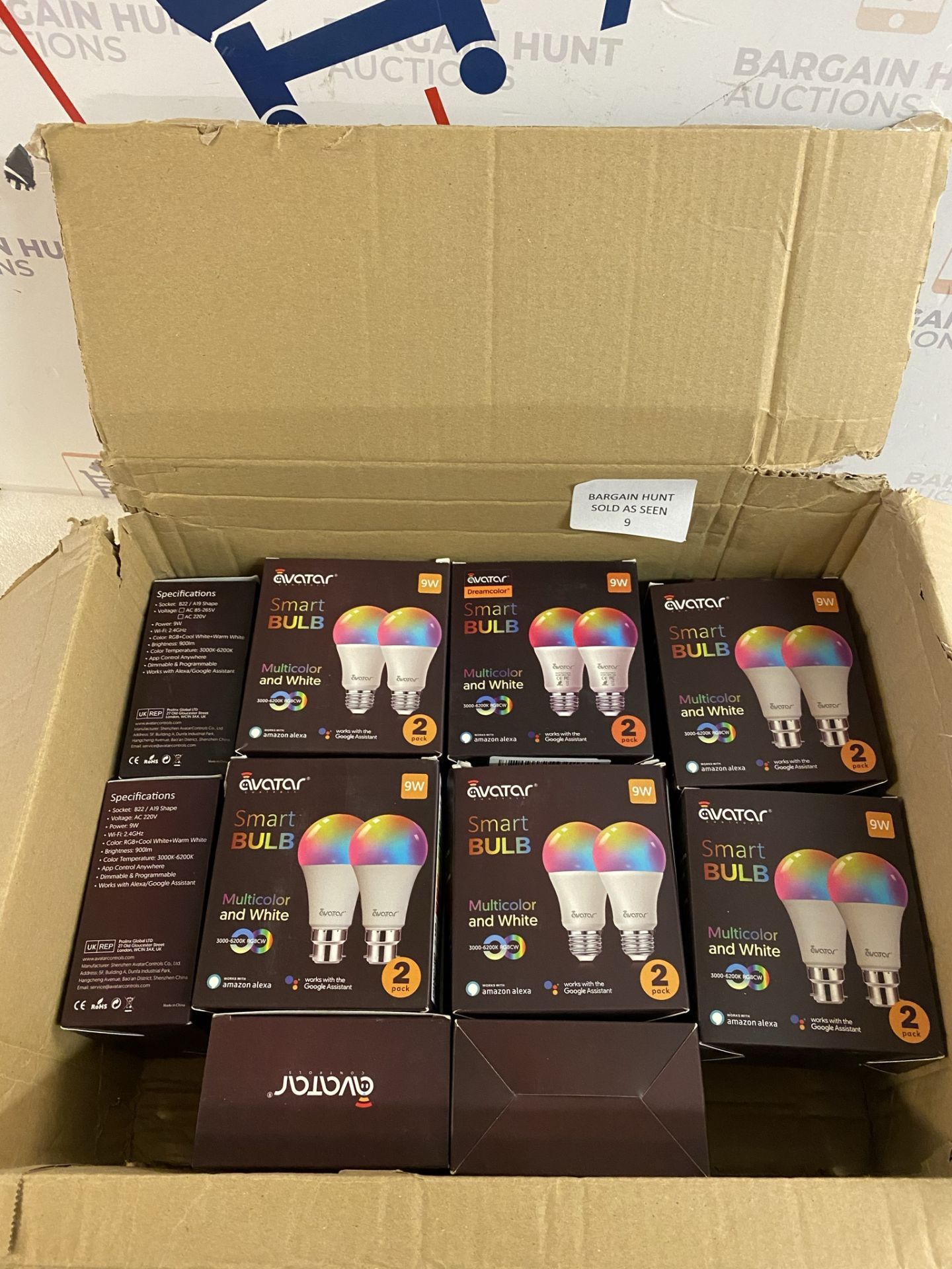 Set of 16 WiFi Bulb E27 Screw, LED Lights Works with Alexa RRP £288