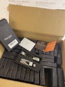 RRP £380 box of 38 x Hianjoo Wrist Watch Strap Solid Stainless Steel Metal Wristband