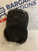Laptop Backpack with USB Charging Port, Durable Water Resistant RRP £39.99