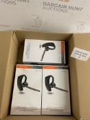 Plantronics Voyager 5200 Bluetooth Headsets, Set of 3 RRP £270