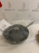 MICHELANGELO Frying Pan 26cm, Frying Pan with Lid, Granite Frying Pan RRP £36.99