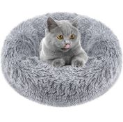 Donut Cuddles Pet Bed Comfortable Round Plush, Set of 5 RRP £100