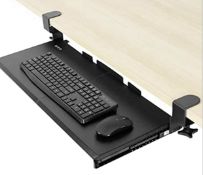Vivo Large Keyboard Tray Under Desk Pull Out RRP £36.99