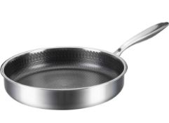 Winsdom Stainless Steel Large Induction Deep Frying Pan RRP £39.99