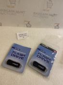 Integral USB Memory Flash Drives, 1 x 128GB and 1 x 256GB