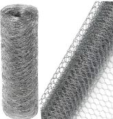 Garden Wire Mesh Chicken Fence Netting 1m x 25m