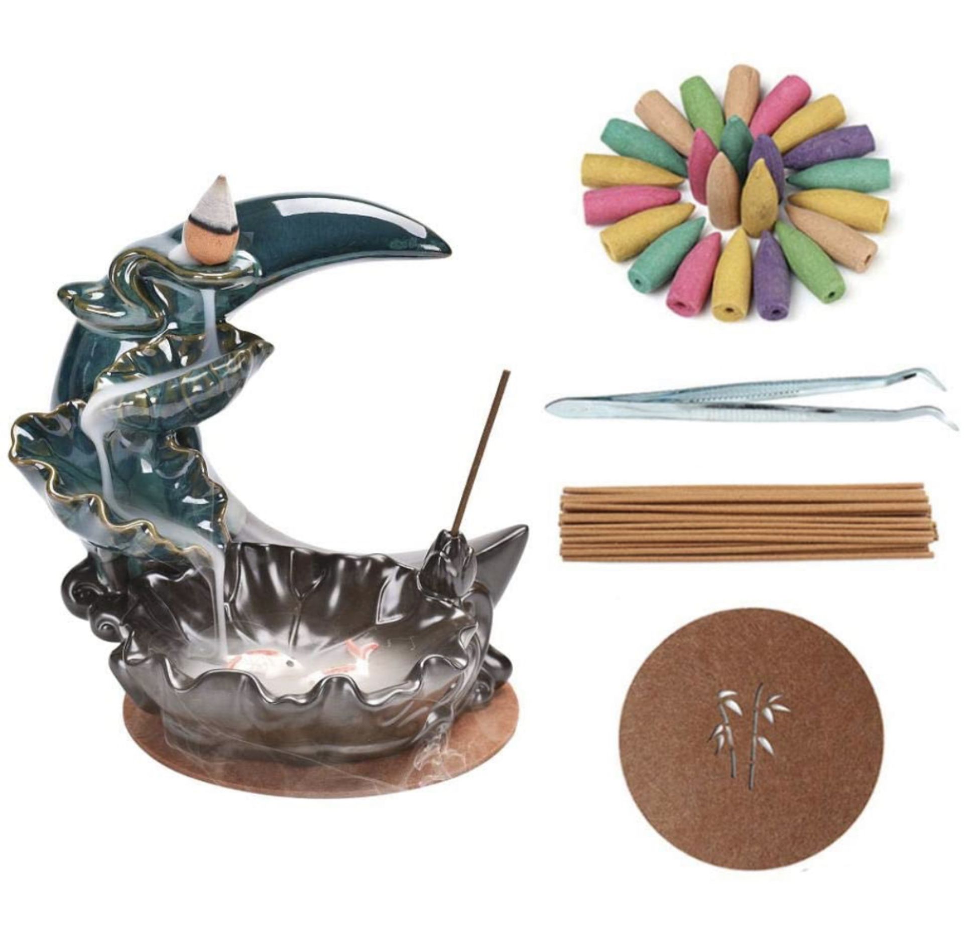 Waterfall Backflow Incense Burner