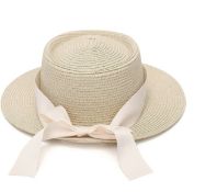 RRP £225 Set of 15 x EOZY UPF 50 Sun Hats Wide Brim Ladies Braided Sunhat Bowknot
