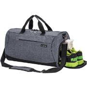 Marcello Sports Gym Bag with Wet Pocket and Shoes Compartment Travel Duffel Bag