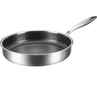 Winsdon Stainless Steel Large Induction Deep Frying Pan RRP £39.99