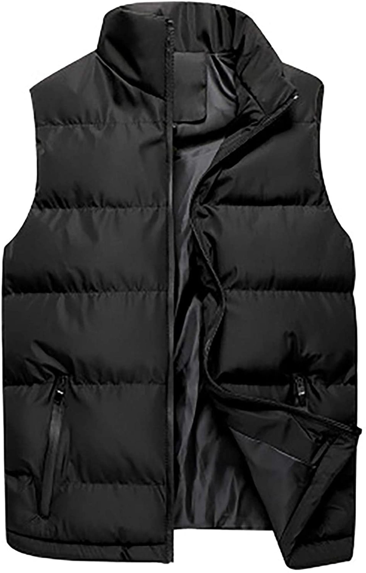 Men's Down Vest - Winter Warm Waterproof Vest Jacket, Large RRP £31.99