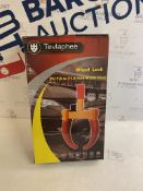 Tevlaphee Wheel Clamp Anti Theft Wheel Lock RRP £36.99