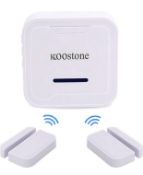 RRP £160 Set of 7 x Koostone Wireless Magnetic Door Entry Sensor Alarm Chime