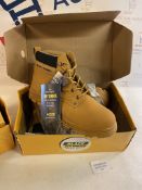 Black Hammer Men's Leather Safety Boots Steel Toe Cap, 14 UK RRP £37.99