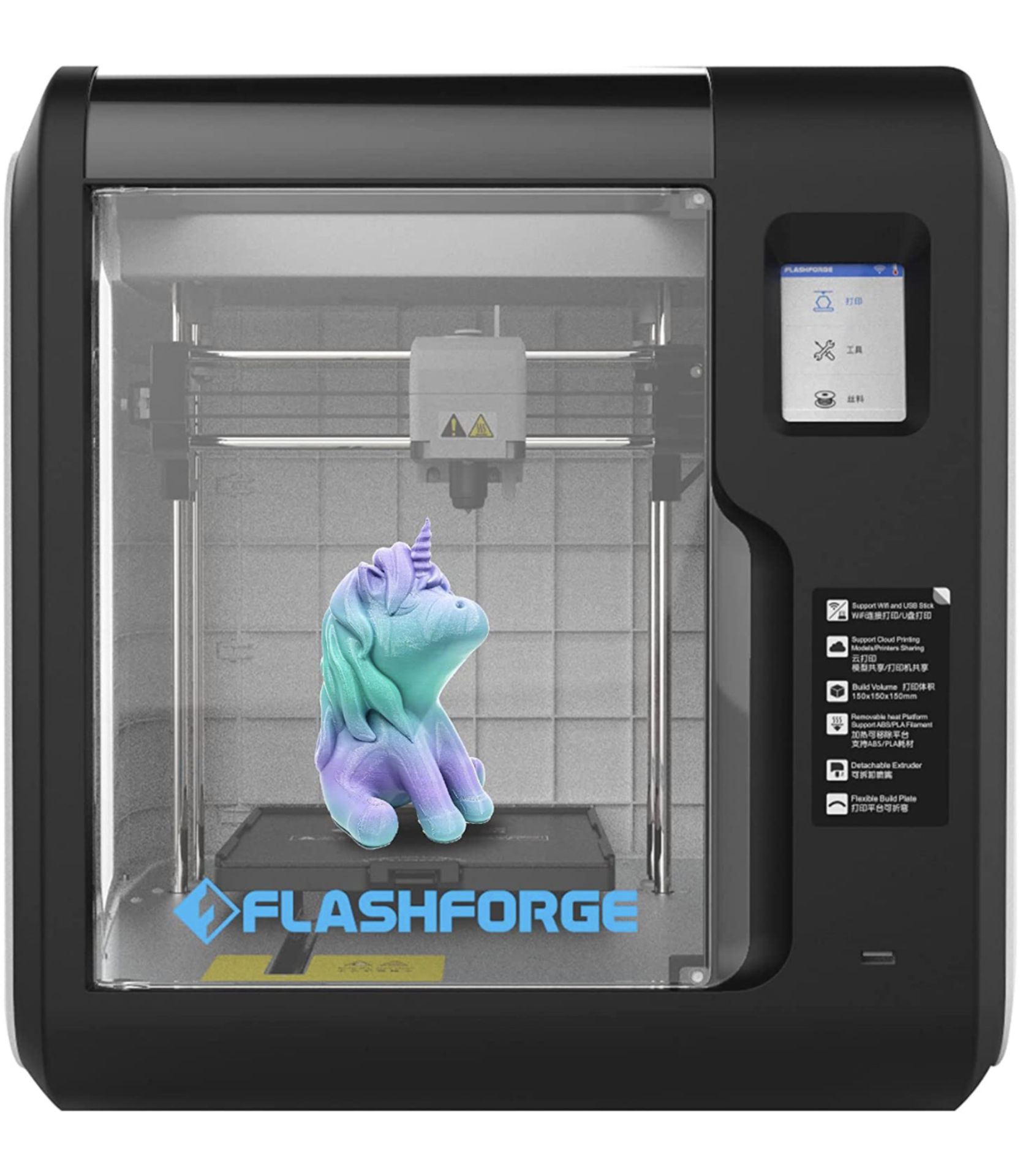 Flashforge Adventurer 3 Enclosed FDM 3D Printer RRP £349