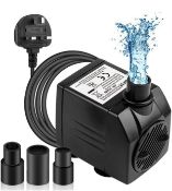 RRP £200 Set of 16 x Barst 350L/H Submersible Pump Ultra Quiet Fountain Water Pump