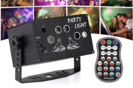 Tobeape Disco Lights Party Lights RGB Stage Lights RRP £32