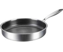 Winsdon Stainless Steel Large Induction Deep Frying Pan RRP £39.99