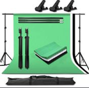 Abeststudio Studio Photo Portable Backdrop Stand Kit RRP £52.99