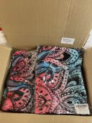 Set of 7 Colorful Aesthetic Mandala Tapestry Trippy Wall Art RRP £70