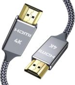 Snowkids 4K HDMI Cable 2M HDMI Lead, Set of 5 RRP £45