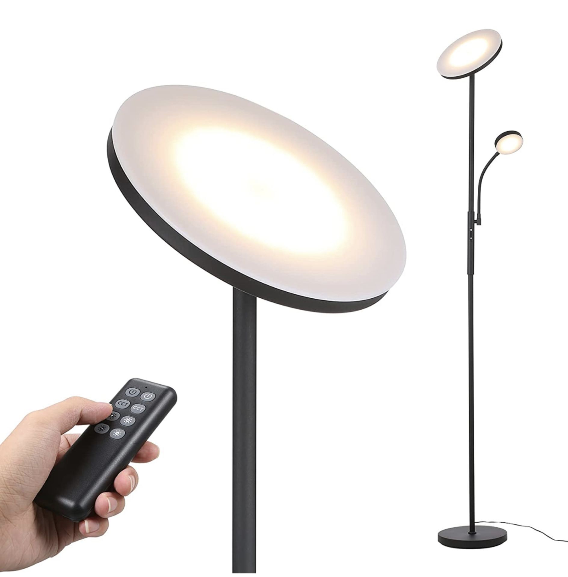Tomshine Sky LED Touching & Reading Floor Lamp with Remote Control RRP £62.99