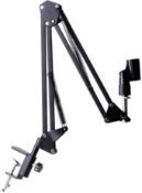 RRP £180 Set of 12 x KD95 Broadcast Microphone Foldable Desktop Tripod Microphone Kit