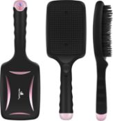 RRP £114 Set of 6 x FERNIDA Electric Paddle Hair Brush, Reducing Frizzy & Hair Breakage