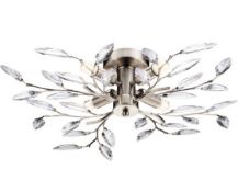 Haysoms Modern 4 Semi Flush Ceiling Light