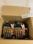 Duracell Rechargeable AA 2500 mAh Batteries, 12 Packs of 4 RRP £120