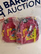 Kidland Trolls 2 Pink School Backpack, Set of 2 RRP £40