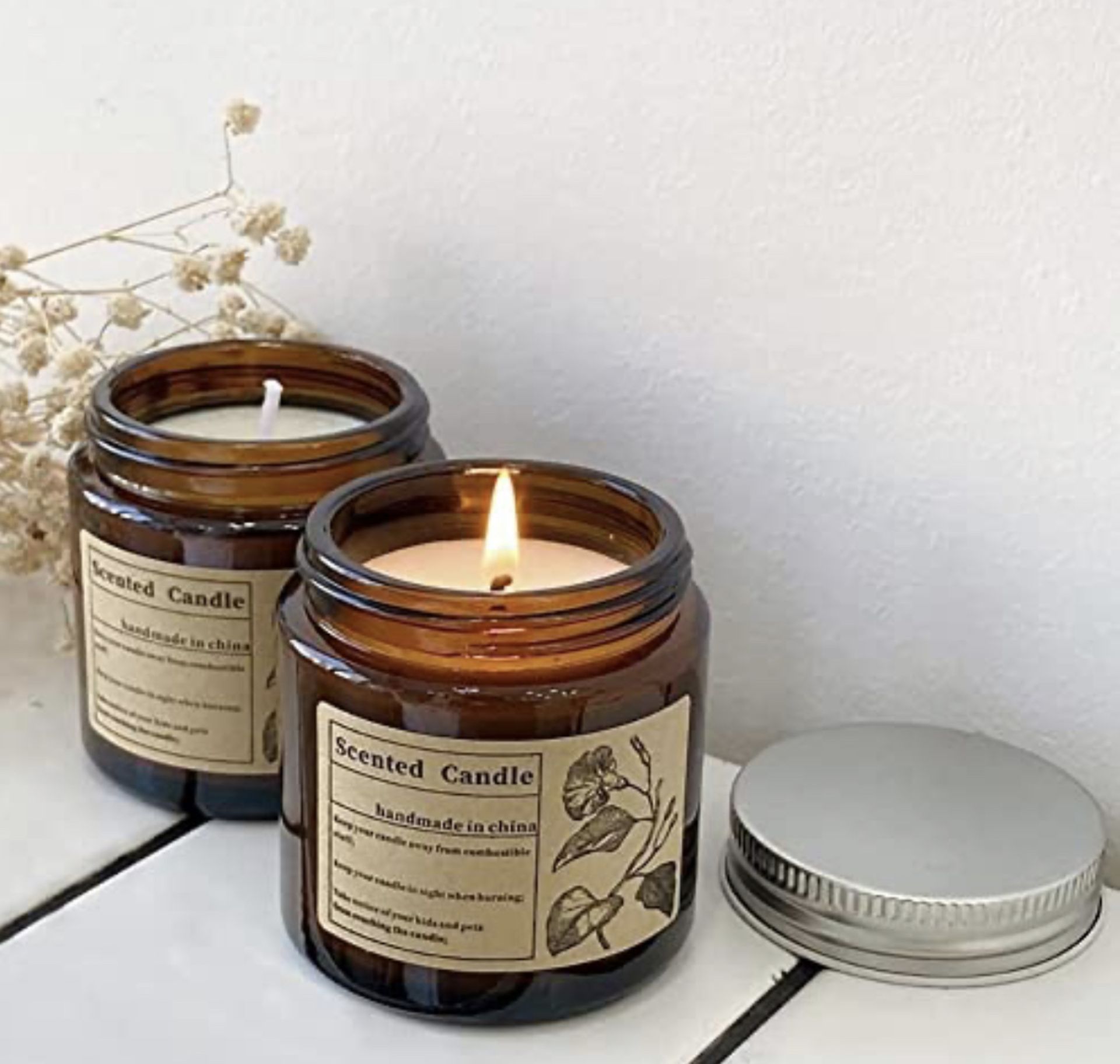 Jetmano Household Natural Soy Wax Scented Candles, RRP £120 Set of 20