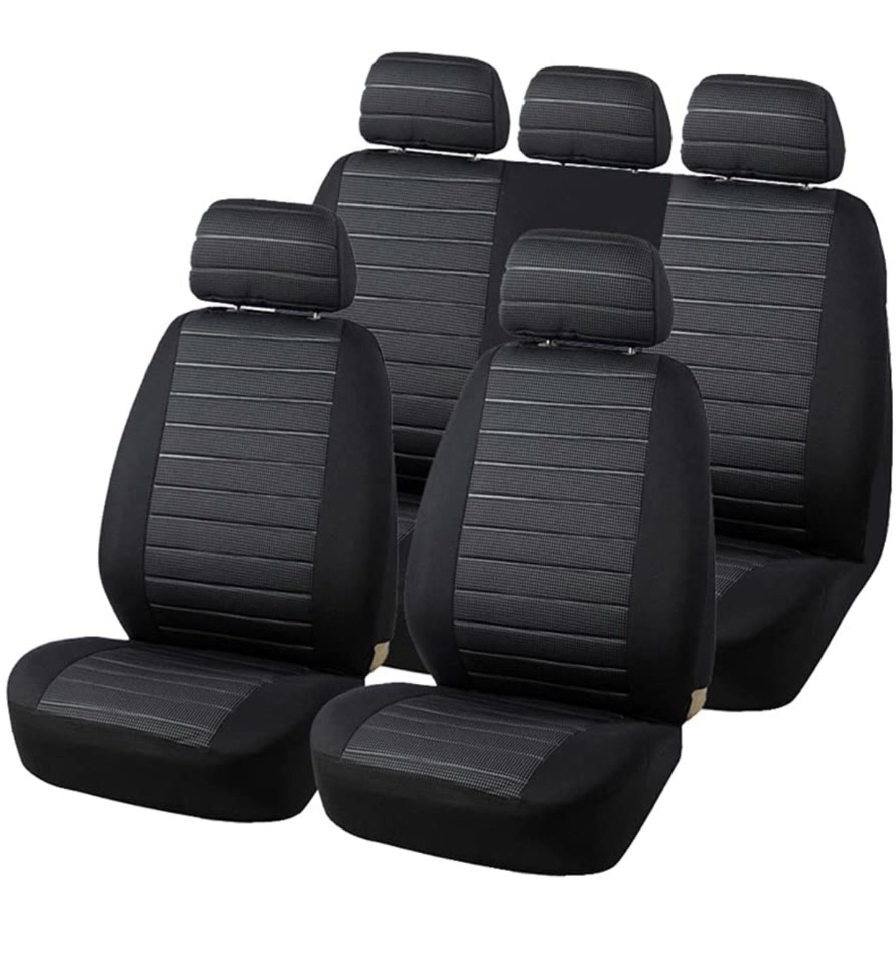 Toyoun Universal Car Seat Covers Full Set with 2 Extra Front Seat Covers