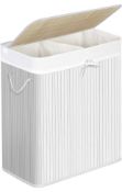 Songmics Divided Laundry Basket with Lid RRP £32.99