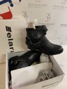 Elara Womn's Biker Boots, 36 EU