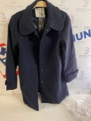 Allegra K Women's Peter Pan Collar Winter Coat Dark Blue, Medium RRP £59.99