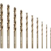 RRP £312 Set of 39 x Gunpla 10-Piece 1.5-6mm Titanium Coated HSS Twist Drill Bits