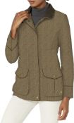 Joules Womens Fieldcoat Tweed Jacket - Grentweed, 6 UK RRP £259