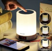 Homecube Touch Bedside Lamp Bluetooth Speaker Alarm Clock