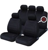 RRP £80 Set of 4 packs of Xtremeauto Classic Car Seat Covers, Black, RRP £20 Each