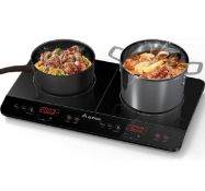 RRP £129.99 Aobosi Induction Hob Double Induction Cooker with Sensor Touch Control