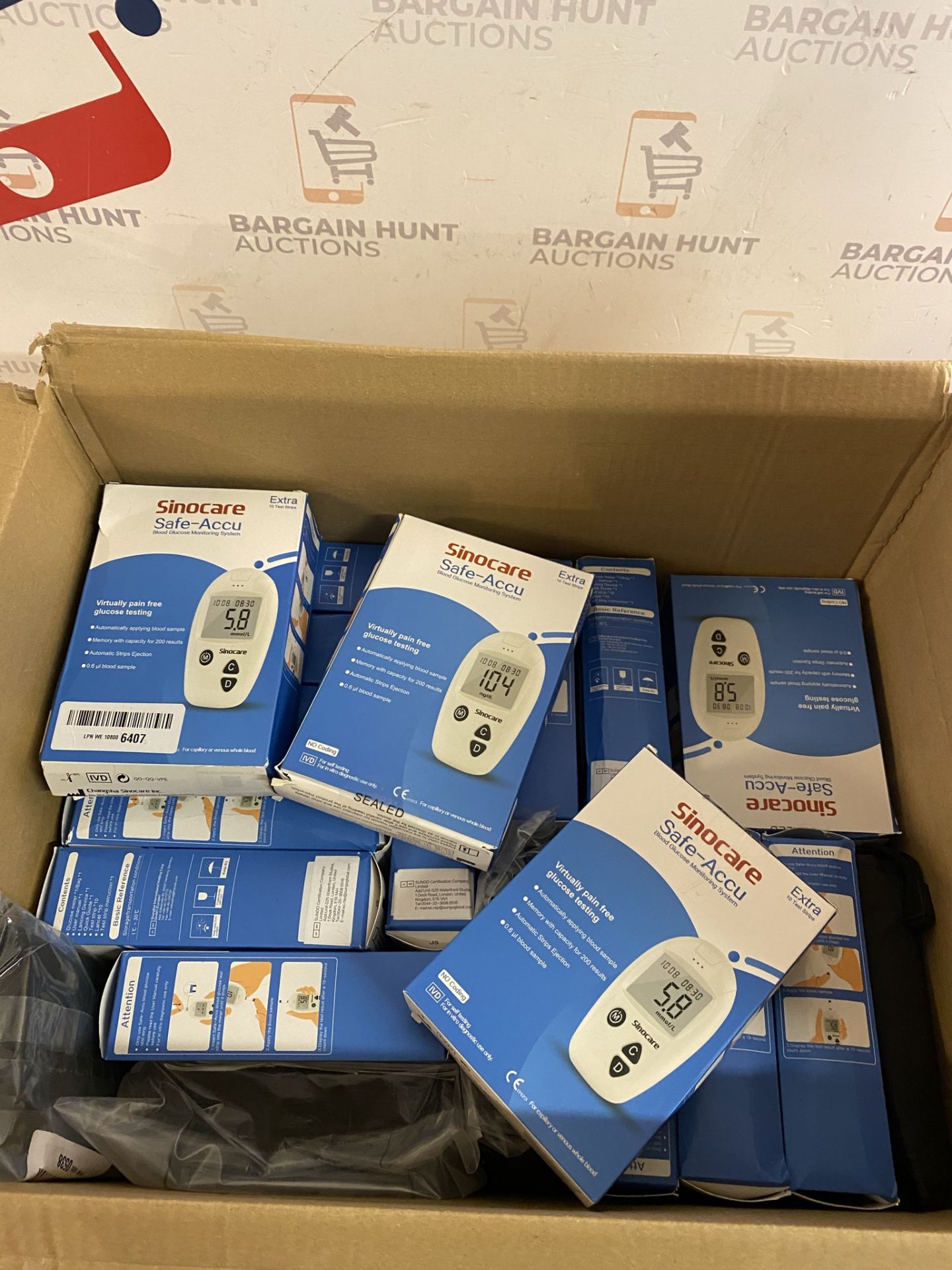 Sinocare Diabetes Testing Kits, Set of 21 RRP £315