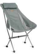 RRP £200 Set of 4 x Trekology Camping Chair High Back Lightweight Portable, RRP £50 Each