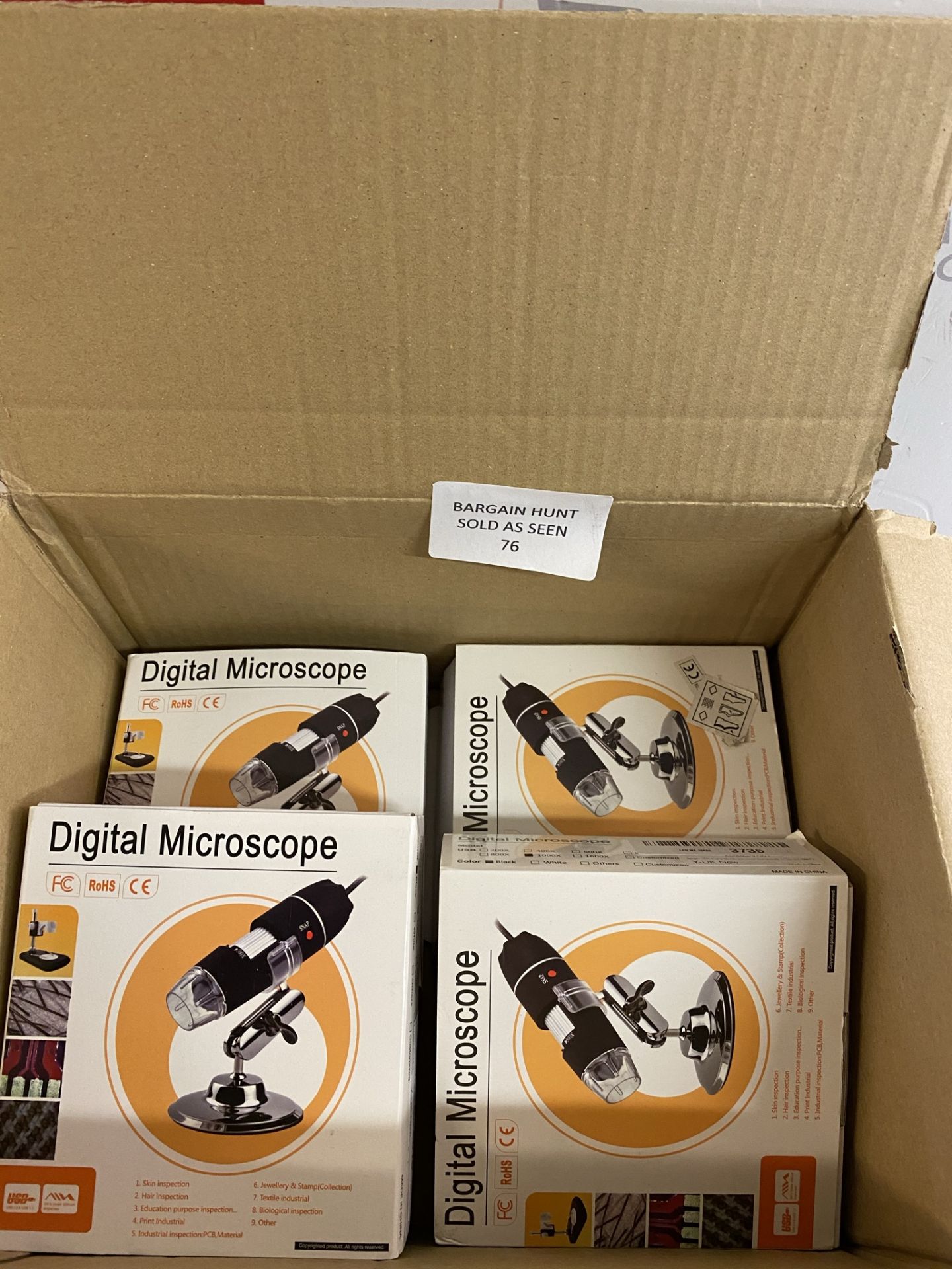 USB Digital Microscopes, Set of 4 RRP £76