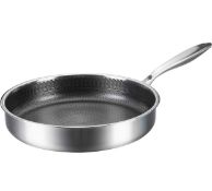 Winsdom Stainless Steel Large Induction Deep Frying Pan RRP £39.99