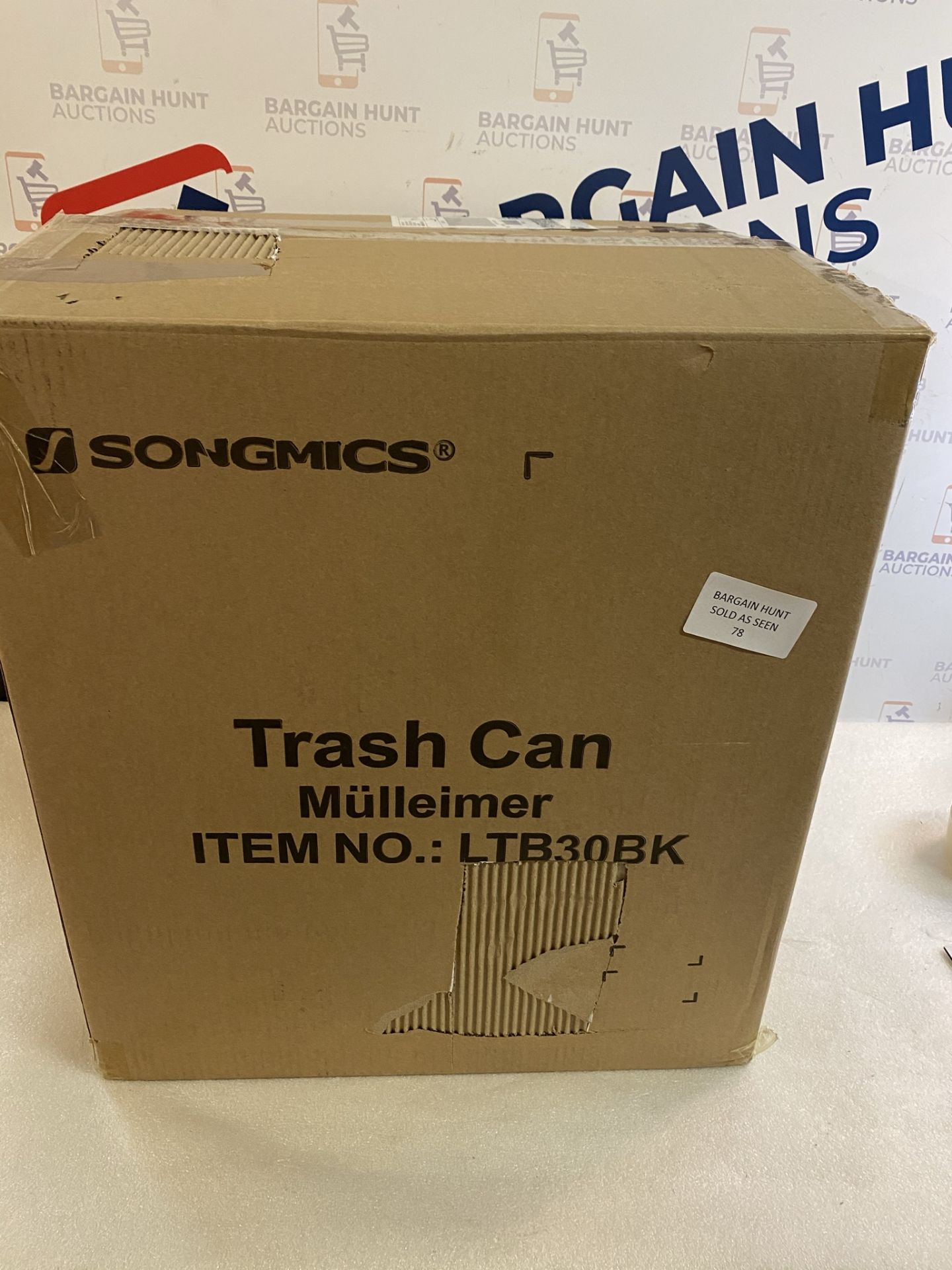 Songmics Dual Rubbish Bin 2 x 30L Dual Compartment Recycling Bin RRP £115 - Image 2 of 2