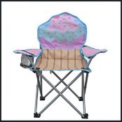 Kids Fishing Camping Chair Children's Fold Away Chair, Set of 4 RRP £60