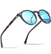 Carfia Polarised Vintage Men's UV400 Protection Sunglasses